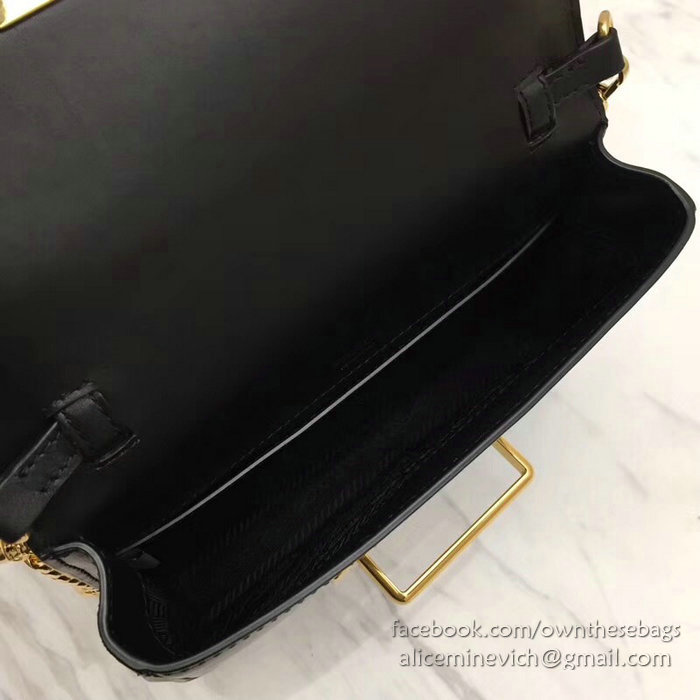 Prada Cahier Belt Bag Black 1BL004