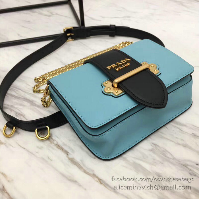 Prada Cahier Belt Bag Light Blue 1BL004