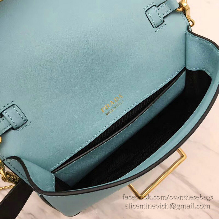 Prada Cahier Belt Bag Light Blue 1BL004