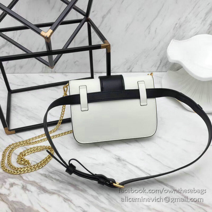 Prada Cahier Belt Bag White 1BL004