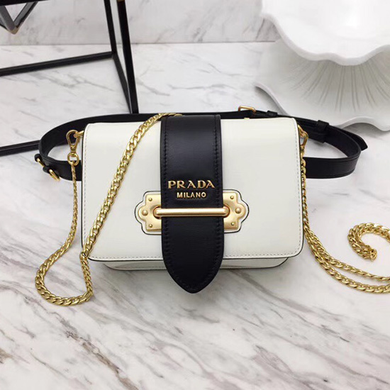 Prada Cahier Belt Bag White 1BL004