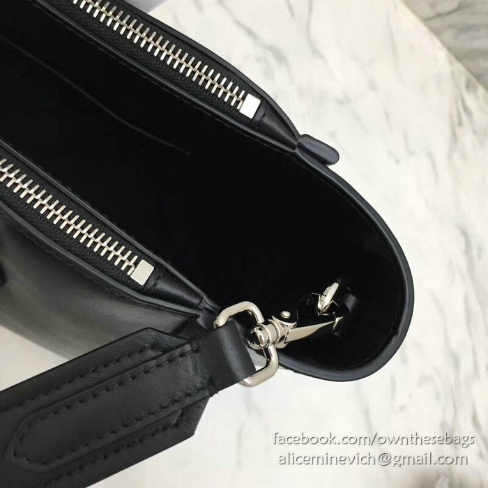 Prada Concept Leather Handbag Black 1BA183