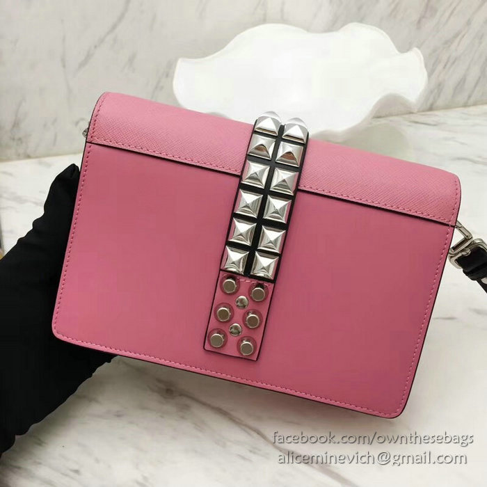 Prada Elektra Leather Bag Pink 1BD121