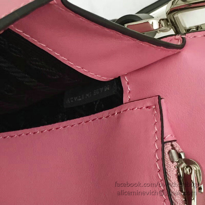 Prada Elektra Leather Bag Pink 1BD121