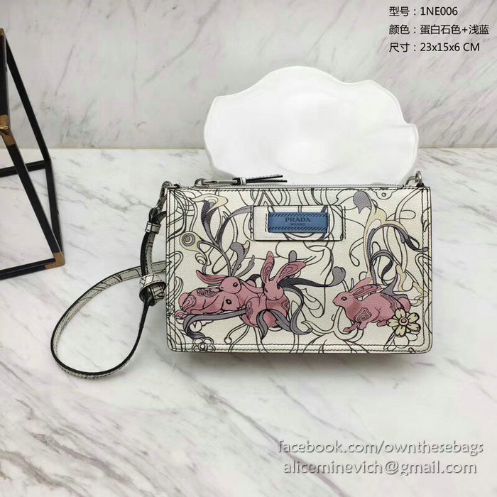 Prada Leather Clutch 1NE006