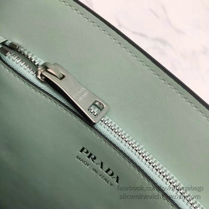 Prada Monochrome Calf Leather Bag Aqua 1BA156