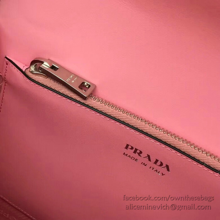 Prada Monochrome Saffiano Leather Bag Petal Pink 1BA126