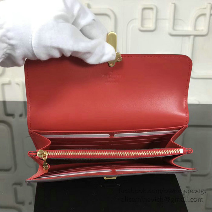 Louis Vuitton Cherrywood Wallet Red M62558