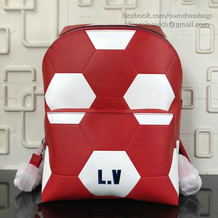 Louis Vuitton Epi Leather Apollo Backpack Red M52186