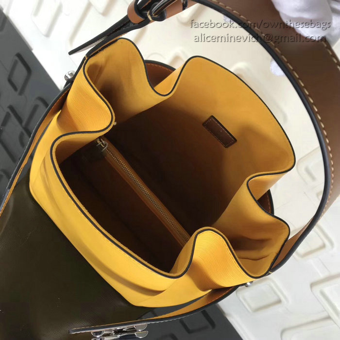 Louis Vuitton Epi Leather Bucket Bag Yellow M55188