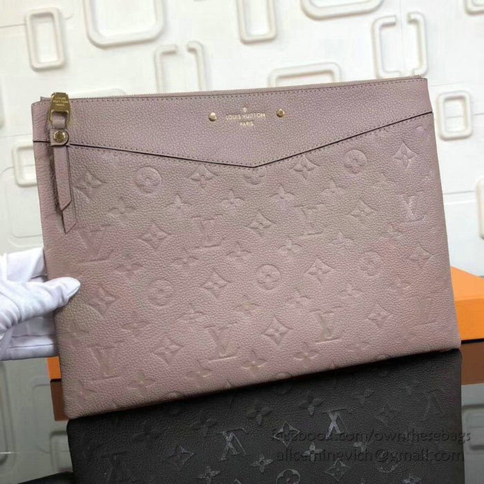 Louis Vuitton Monogram Empreinte Daily Pouch Nude M62938