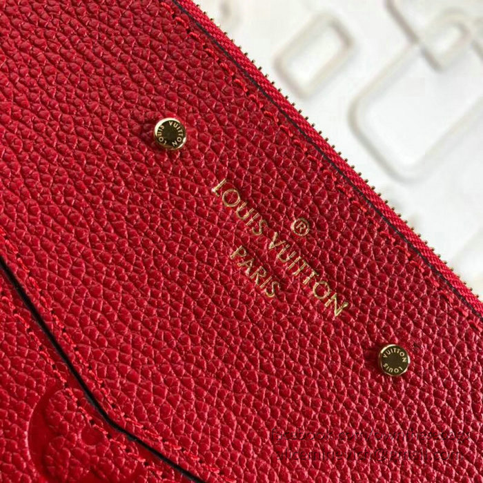 Louis Vuitton Monogram Empreinte Daily Pouch Red M62938