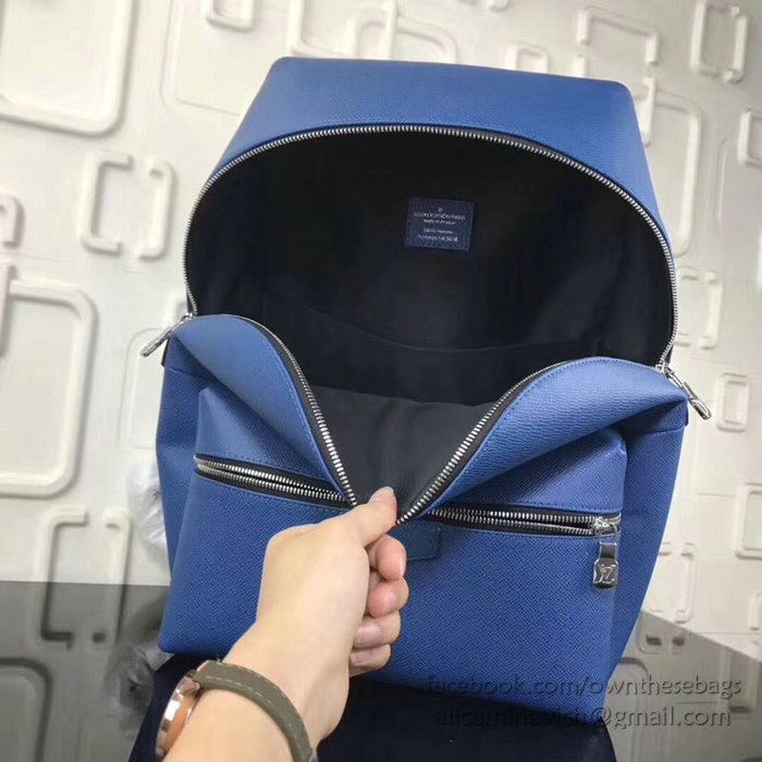 Louis Vuitton Taiga Leather Apollo Backpack Cobalt M33453