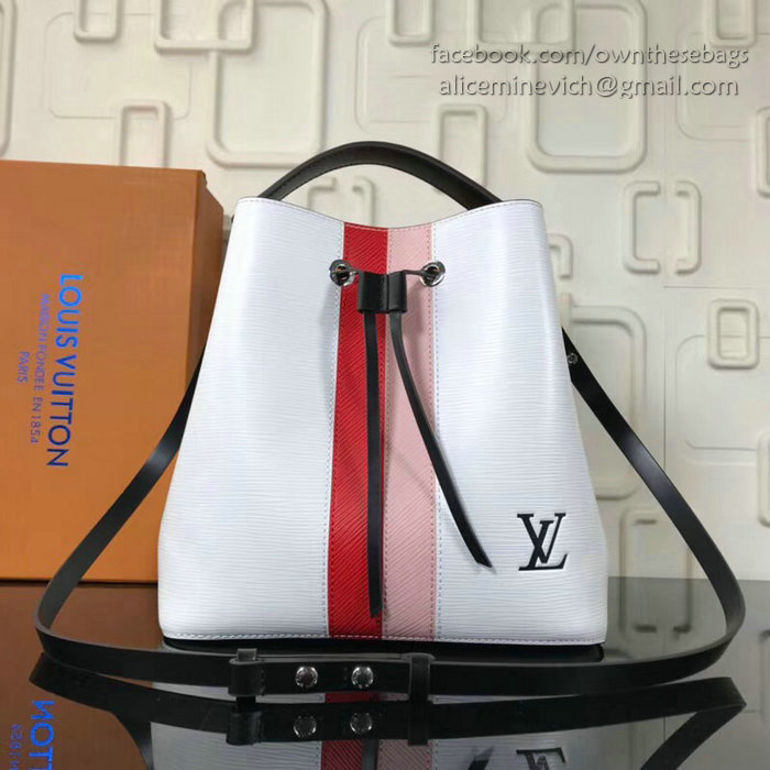 Louis Vuitton Epi Leather Neonoe White M52163