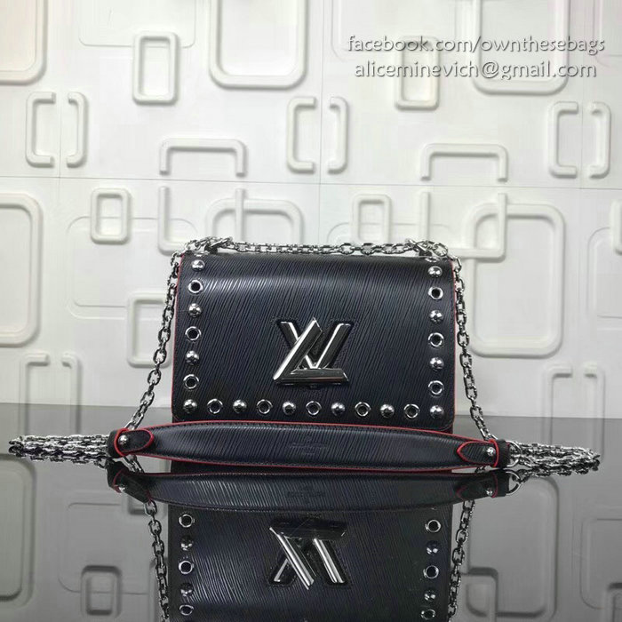 Louis Vuitton Epi Leather Twist MM Noir M50282