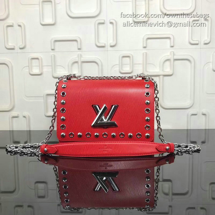 Louis Vuitton Epi Leather Twist MM Red M50282