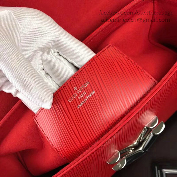 Louis Vuitton Epi Leather Twist MM Red M50282