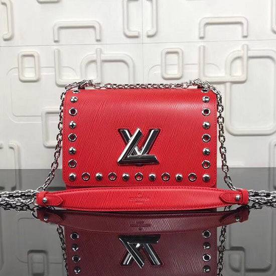 Louis Vuitton Epi Leather Twist MM Red M50282