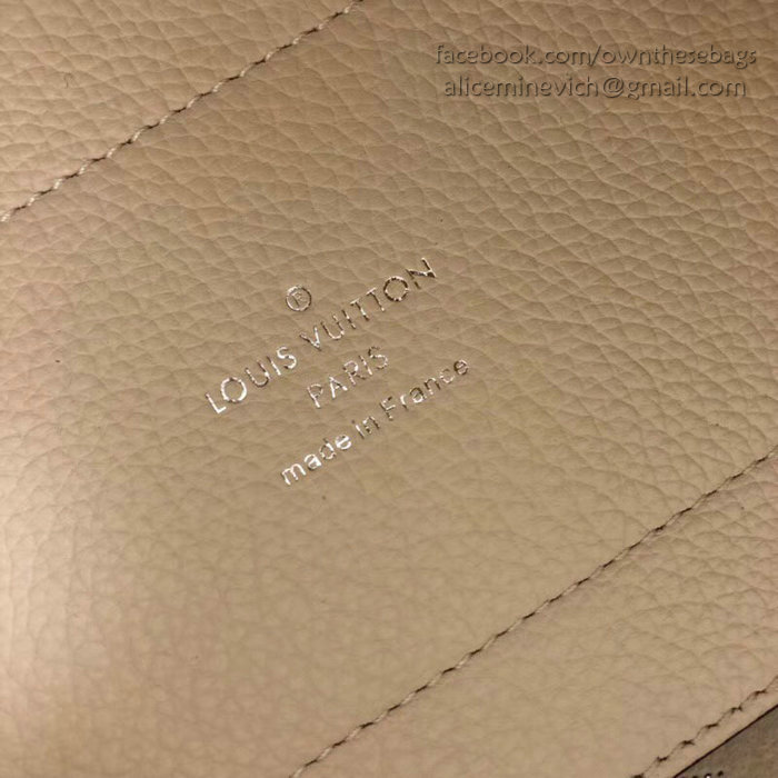 Louis Vuitton Mahina leather HINA PM Creme M54353