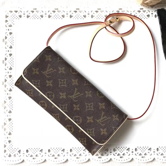 Louis Vuitton Monogram Canvas Pochette Twin GM M51852