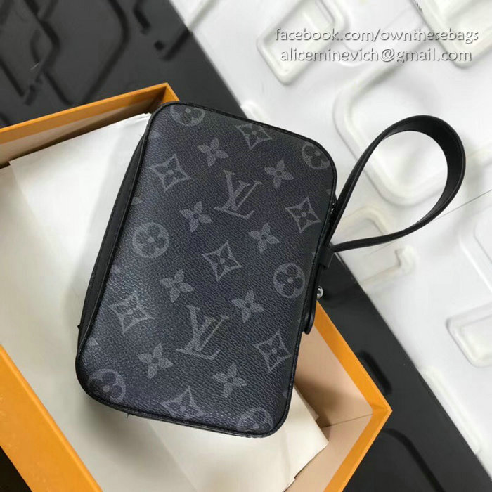 Louis Vuitton Monogram Eclipse Canvas Clutch M61872