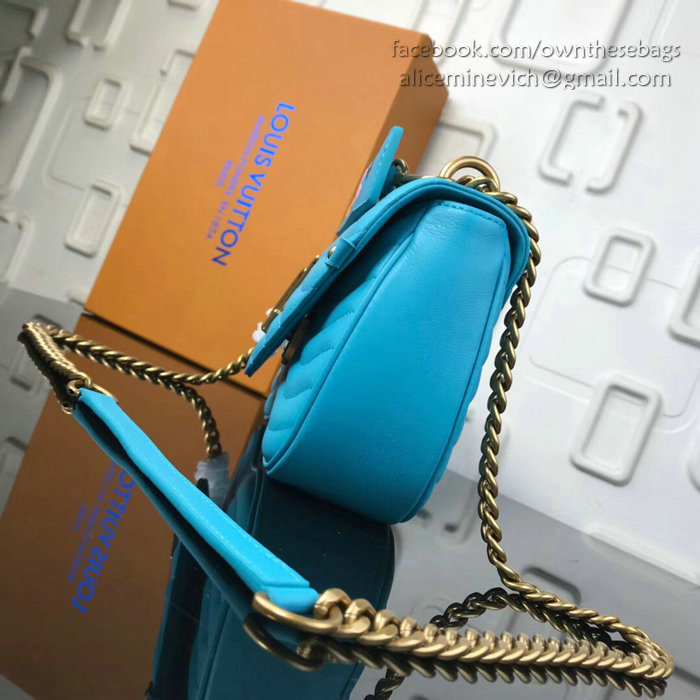 Louis Vuitton New Wave Chain Bag MM Blue M51498