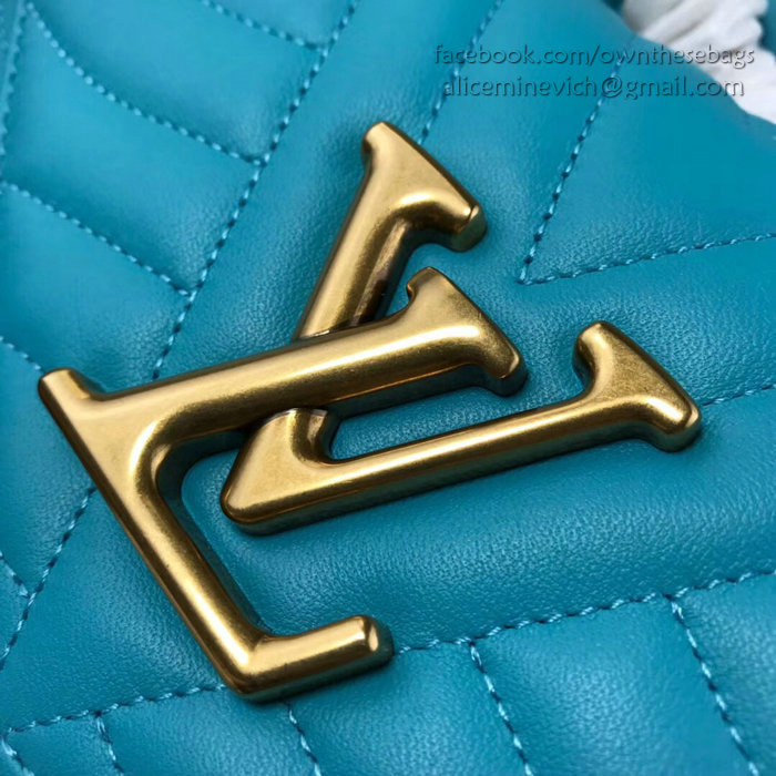 Louis Vuitton New Wave Chain Bag MM Blue M51498