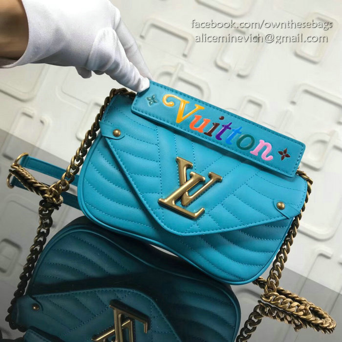 Louis Vuitton New Wave Chain Bag PM Blue M51683