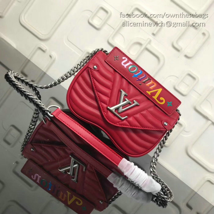 Louis Vuitton New Wave Chain Bag PM Red M51683