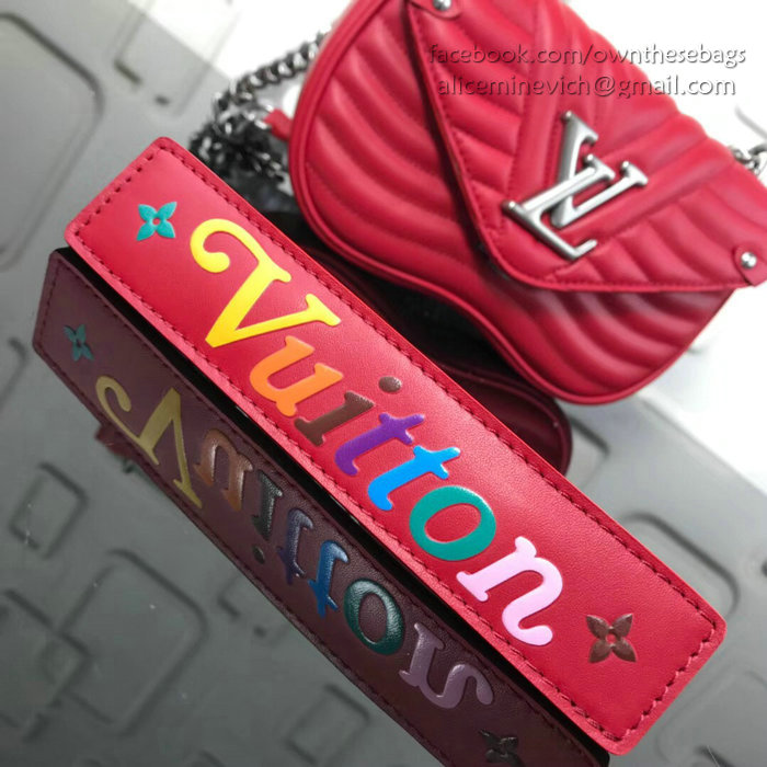 Louis Vuitton New Wave Chain Bag PM Red M51683