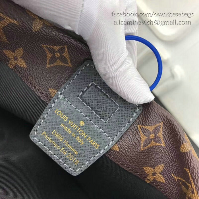 Louis Vuitton Monogram Canvas Small Pouch Blue M43854