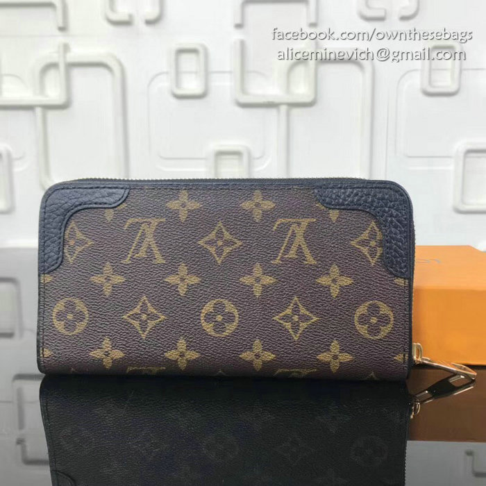 Louis Vuitton Monogram Canvas Zippy Wallet Retiro Noir M61187