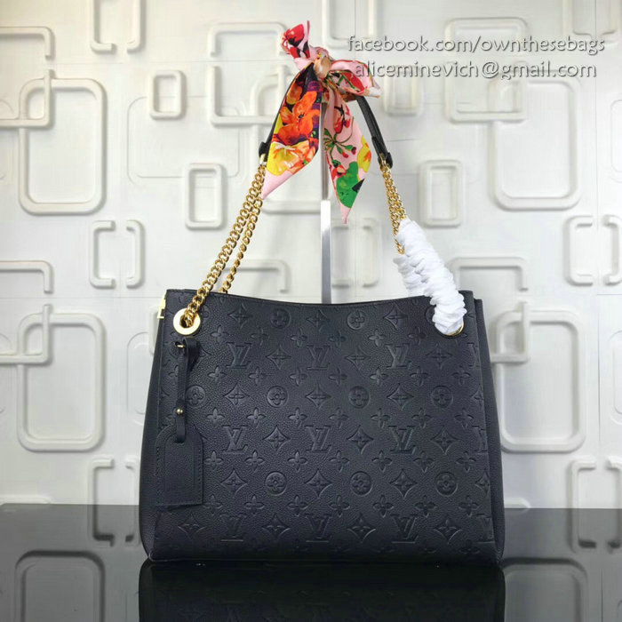 Louis Vuitton Monogram Empreinte Surene MM Noir M43758