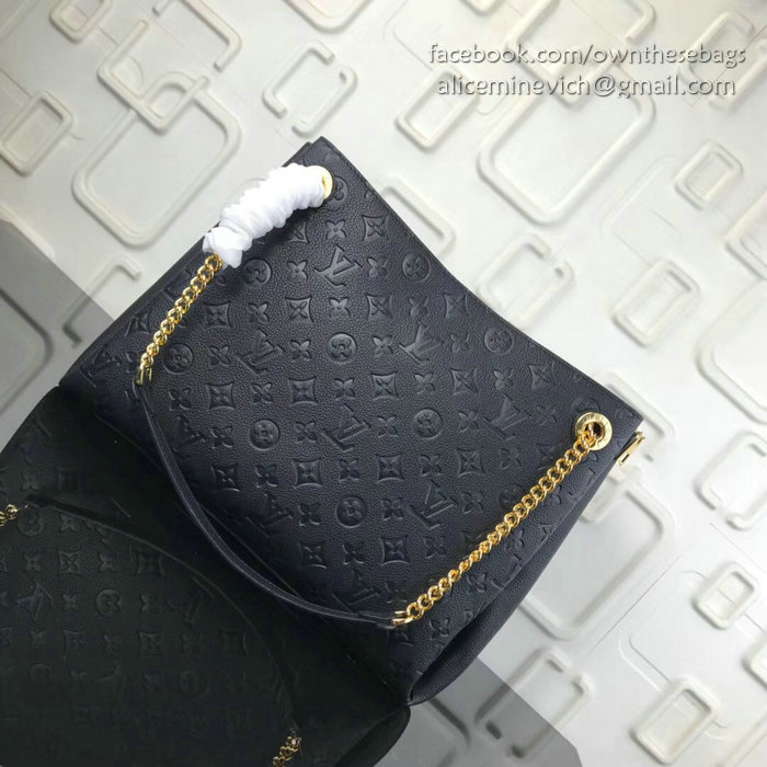 Louis Vuitton Monogram Empreinte Surene MM Noir M43758