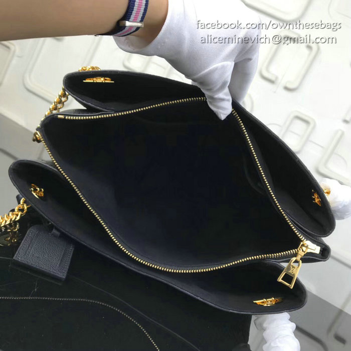 Louis Vuitton Monogram Empreinte Surene MM Noir M43758