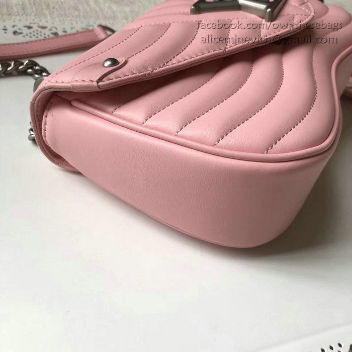 Louis Vuitton New Wave Chain Bag MM Pink M51498