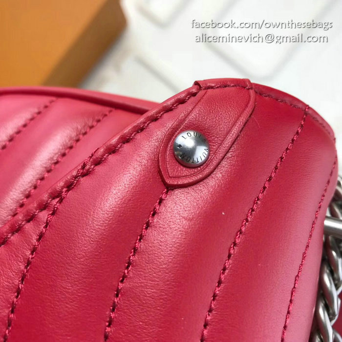 Louis Vuitton New Wave Chain Bag MM Red M51498