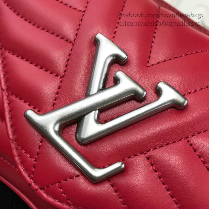 Louis Vuitton New Wave Chain Bag MM Red M51498