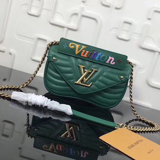 Louis Vuitton New Wave Chain Bag PM Green M51683