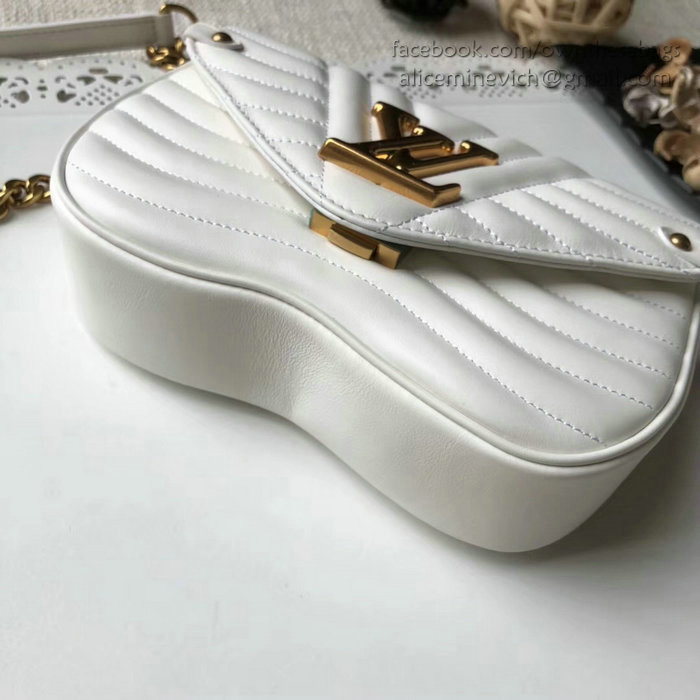 Louis Vuitton New Wave Chain Bag PM White M51683