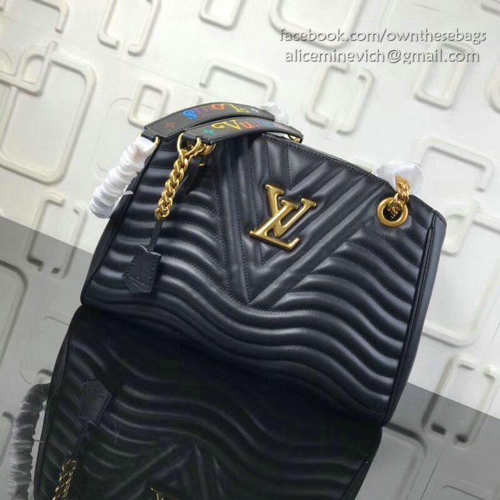 Louis Vuitton New Wave Chain Tote Noir M51496