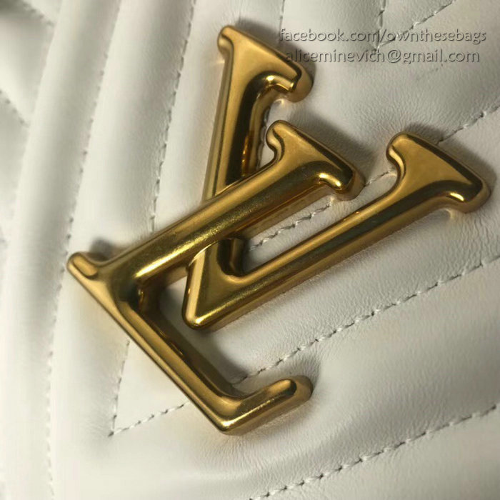 Louis Vuitton New Wave Chain Tote White M51496