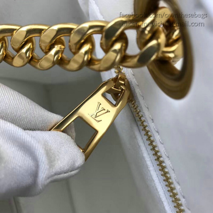 Louis Vuitton New Wave Chain Tote White M51496