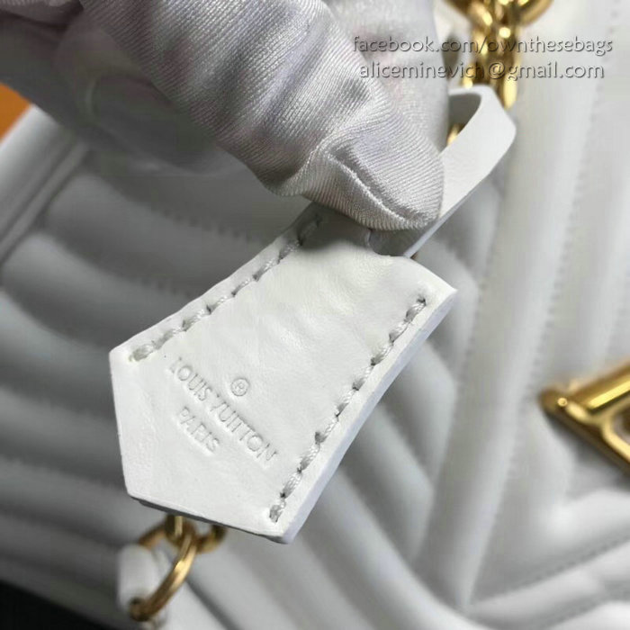 Louis Vuitton New Wave Chain Tote White M51496