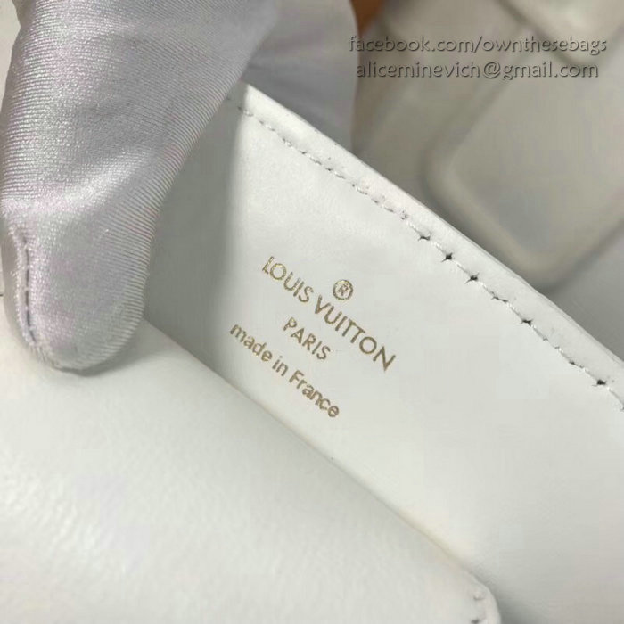 Louis Vuitton New Wave Chain Tote White M51496