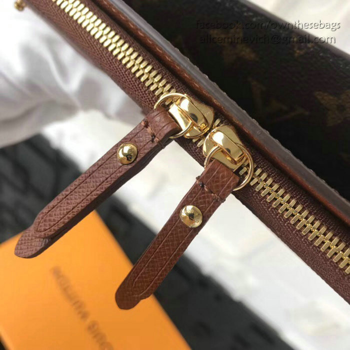 Louis Vuitton Portefeiulle Ansoritto Wallet Brown M66701