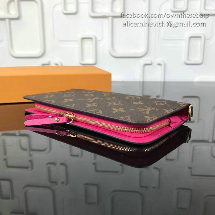 Louis Vuitton Portefeiulle Ansoritto Wallet Rose M66701