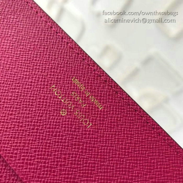 Louis Vuitton Portefeiulle Ansoritto Wallet Rose M66701