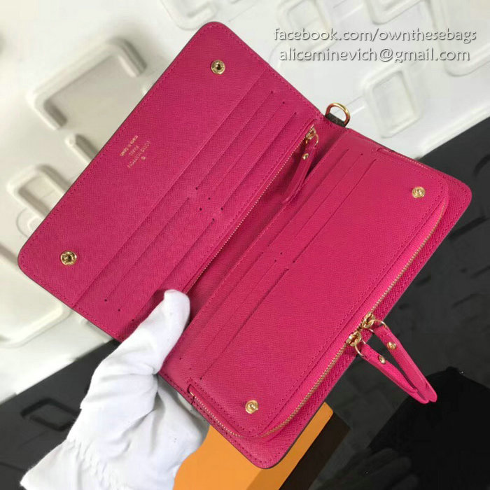 Louis Vuitton Portefeiulle Ansoritto Wallet Rose M66701