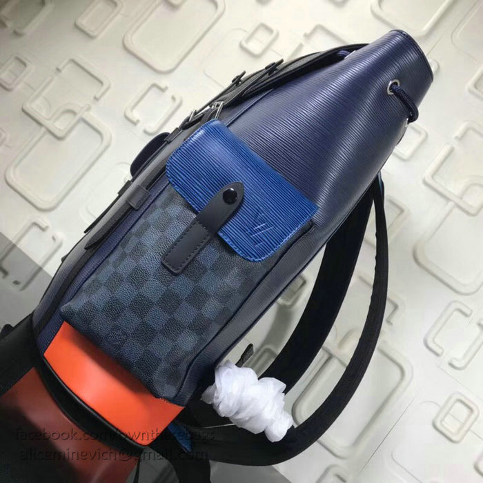 Louis Vuitton Christopher PM Dark Blue N41379